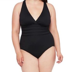 La Blanca One Piece Swimsuit Size 16W New $119